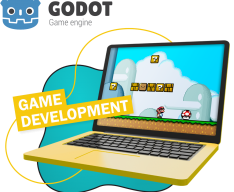 Godot.  Основа создания легендарных игр - КИБЕРшкола программирования для детей, компьютерные курсы для школьников, начинающих и подростков - KIBERone г. Бутырский
