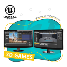 Unreal Engine 4. Игровой движок - КИБЕРшкола программирования для детей, компьютерные курсы для школьников, начинающих и подростков - KIBERone г. Бутырский