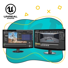 Разработка игр на движке Unreal - КИБЕРшкола программирования для детей, компьютерные курсы для школьников, начинающих и подростков - KIBERone г. Бутырский