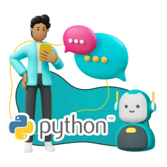 Умный чат-бот на Python на Telegram - КИБЕРшкола программирования для детей, компьютерные курсы для школьников, начинающих и подростков - KIBERone г. Бутырский
